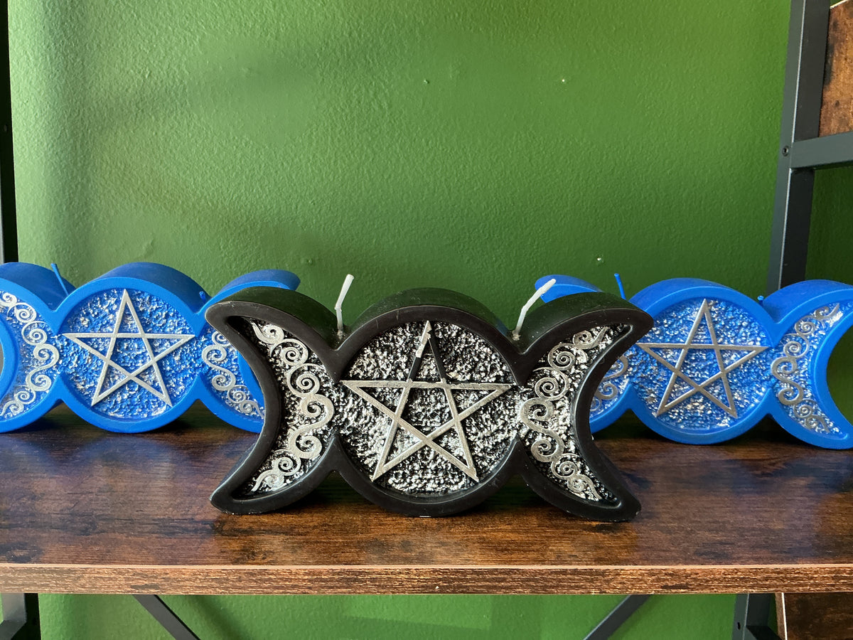 Triple Moon Candle