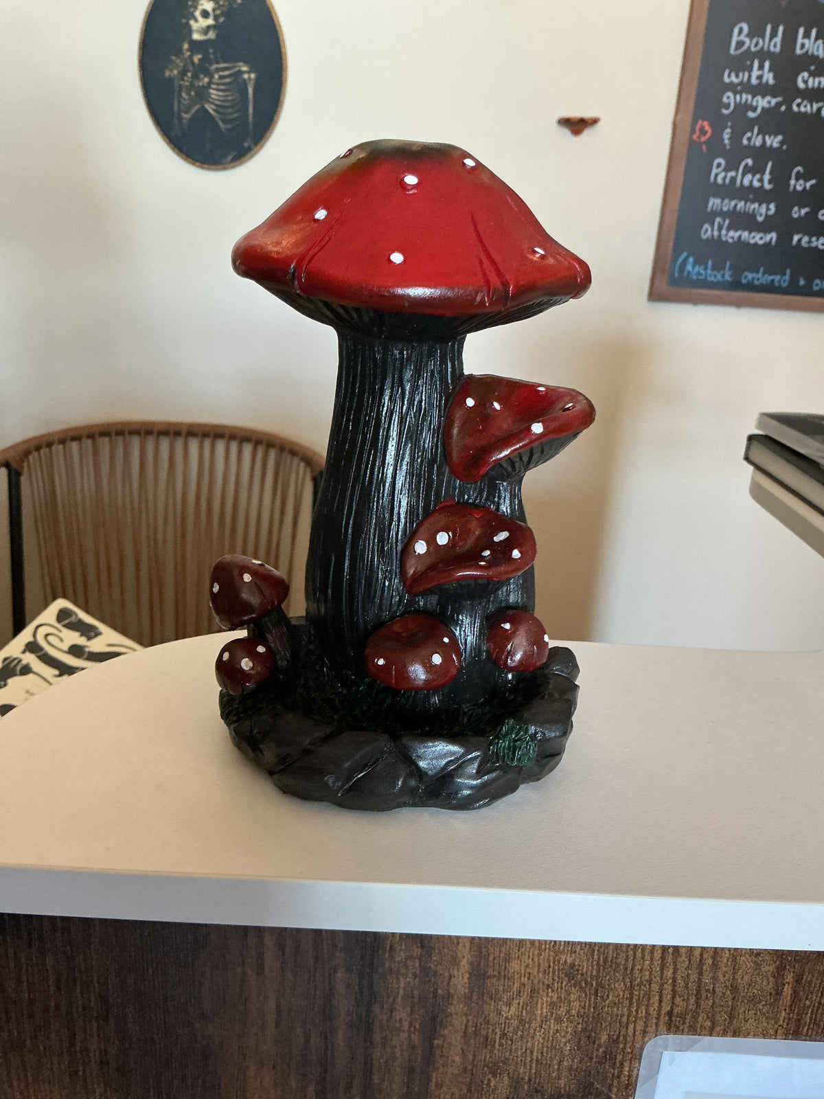 Mushroom backflow