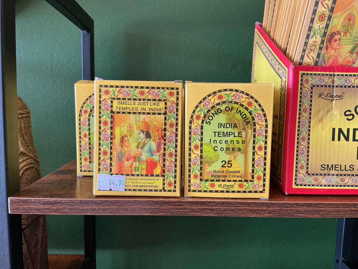 India Temple Incense Cones