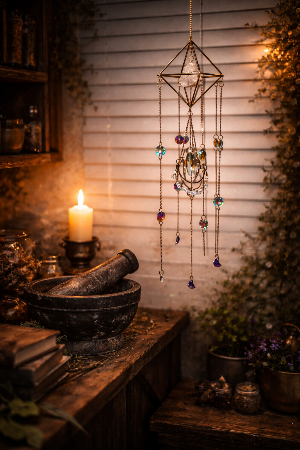 Crystal suncatcher