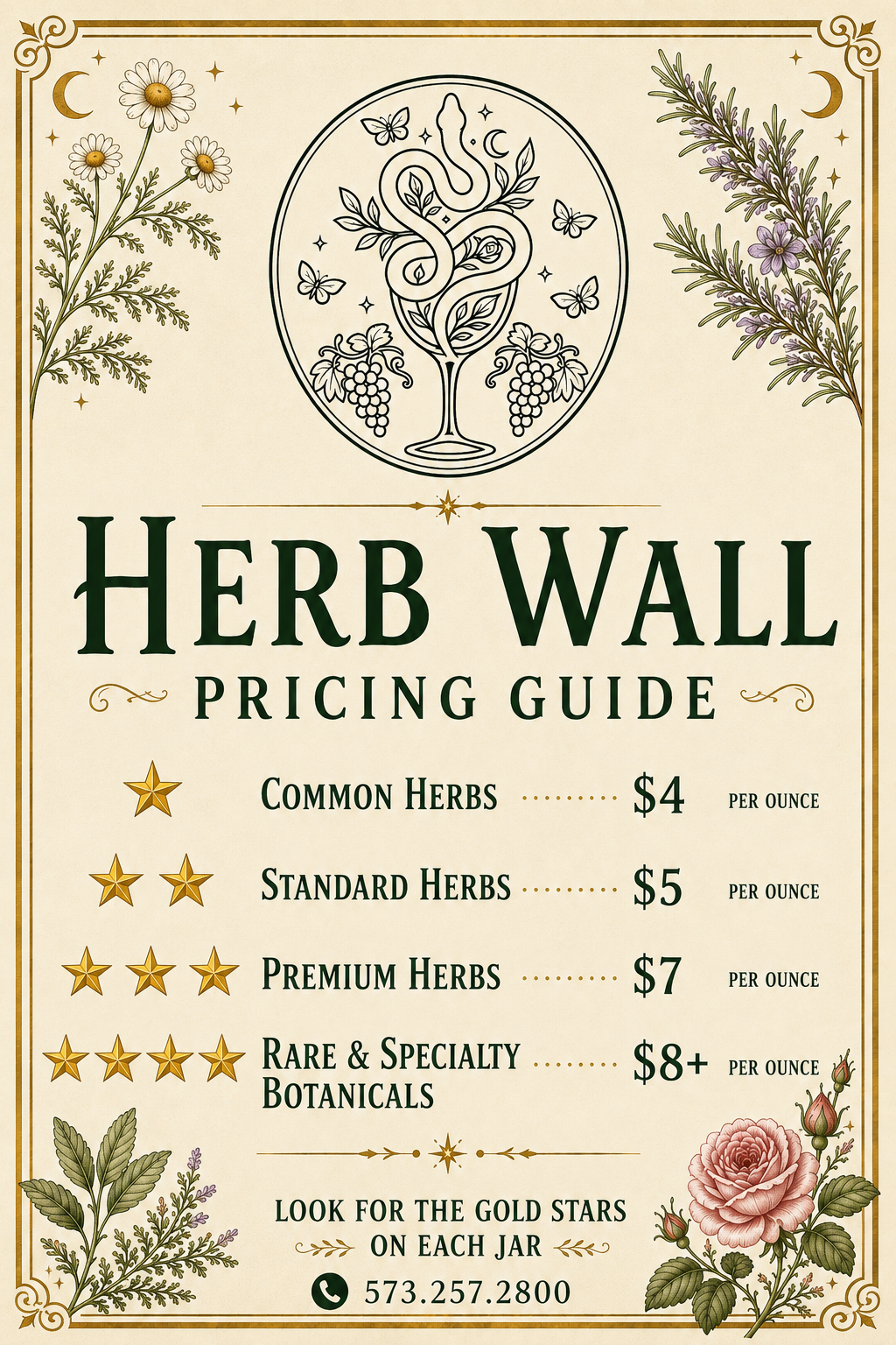 One Star Loose Leaf Herbs